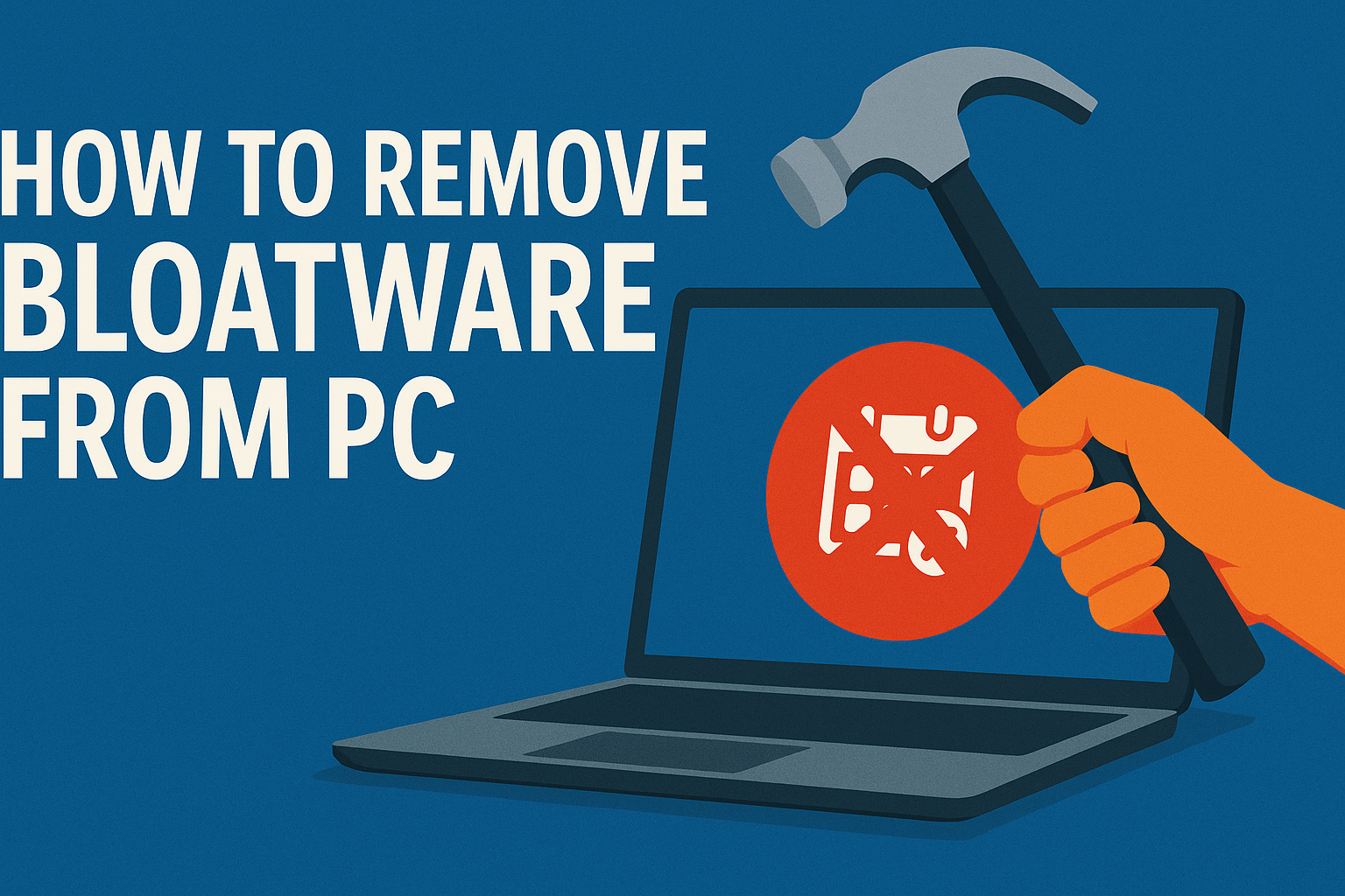 How to Remove Bloatware from a New Laptop 2025