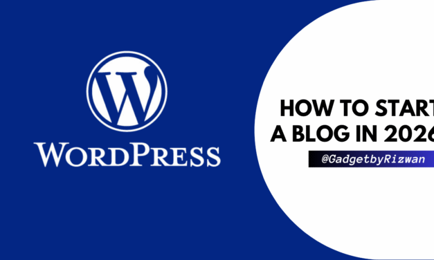 How to Start a Blog in 2026 Step-by-Step Beginner Guide